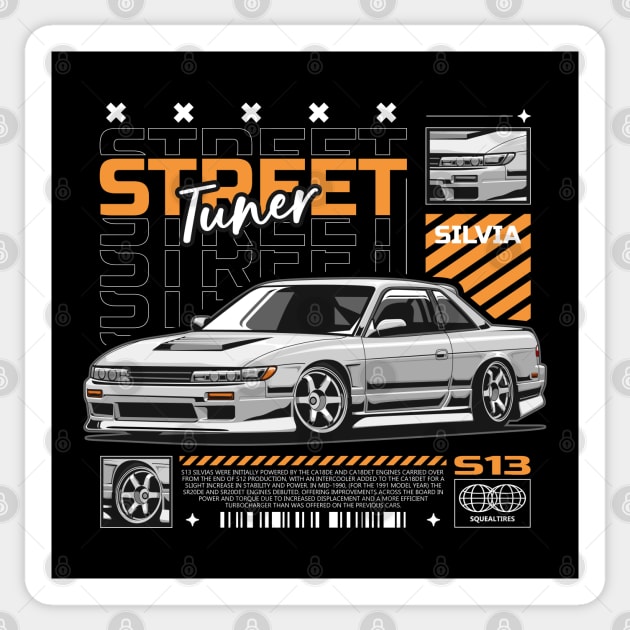 SILVIA S13 JDM Sticker by squealtires